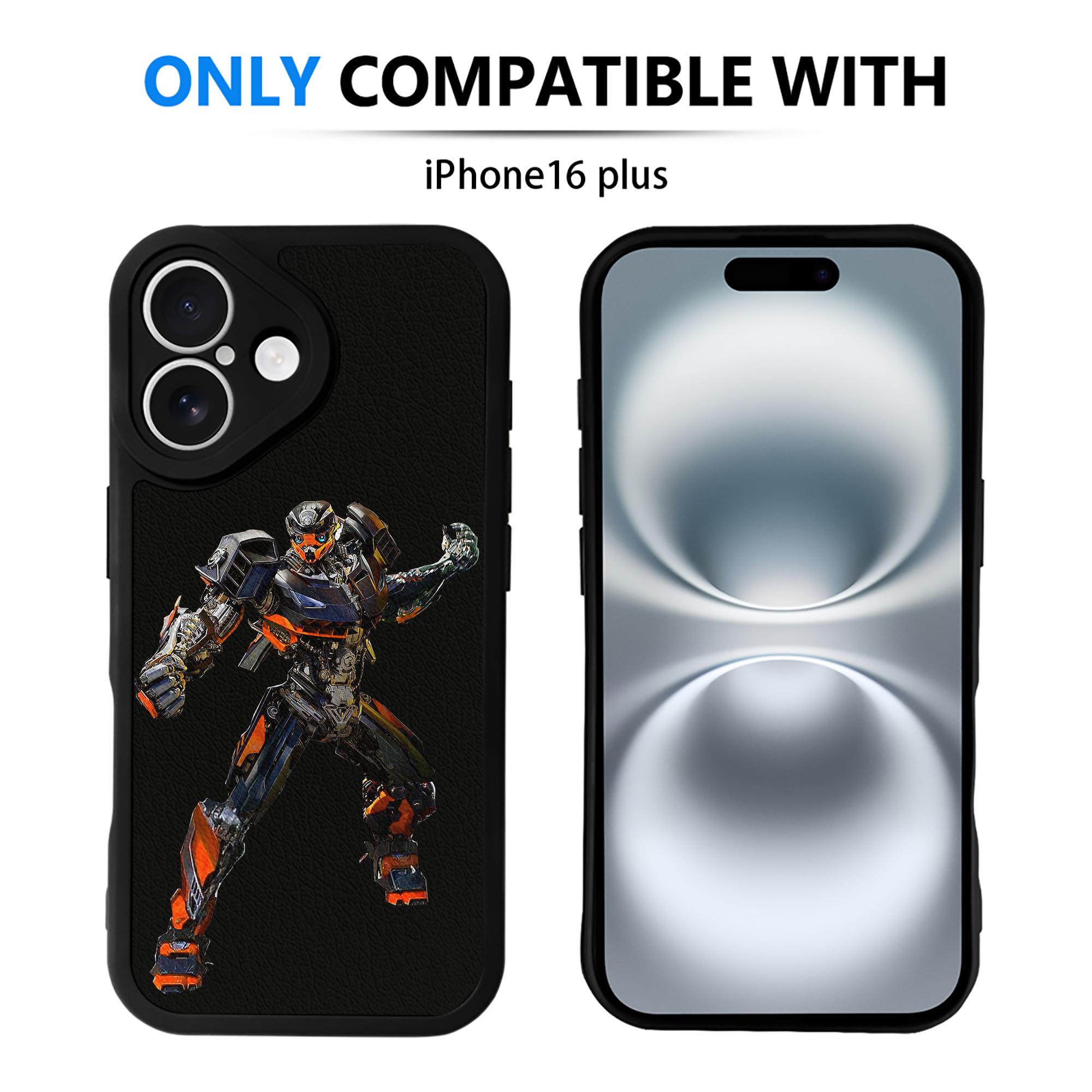 （画像用）  【iPhone 16シリーズ対応】シリコンスマホケース（レザー調） 材質：シリコン